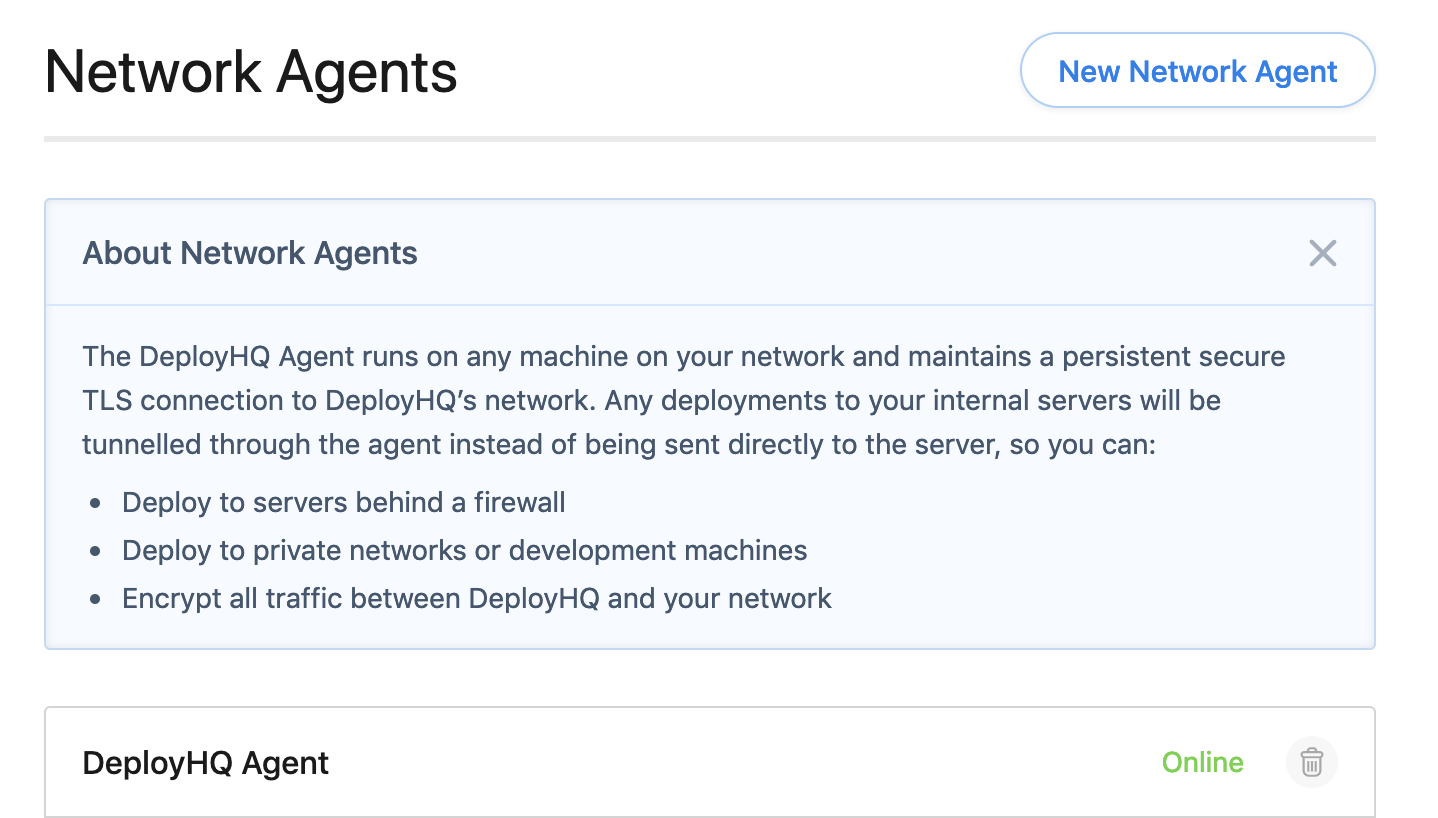 Agent setup complete