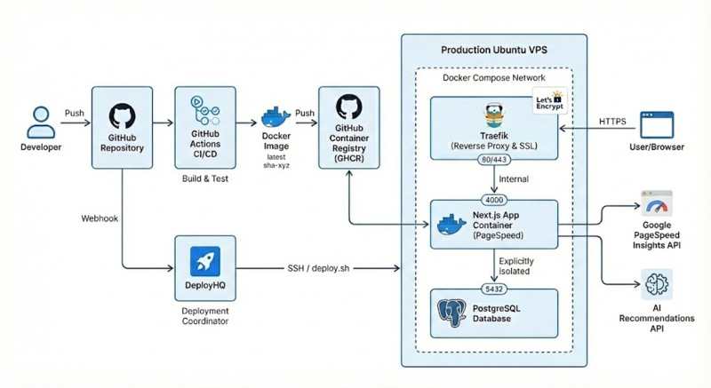 How We Built and Deployed PageSpeed by DeployHQ: A Modern Docker-Based Architecture