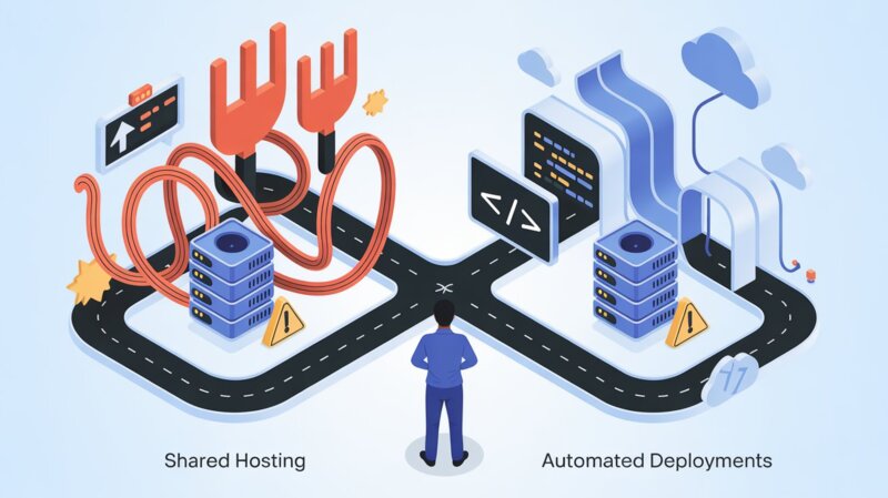 5 Signs It's Time to Upgrade from Shared Hosting to Automated Deployments