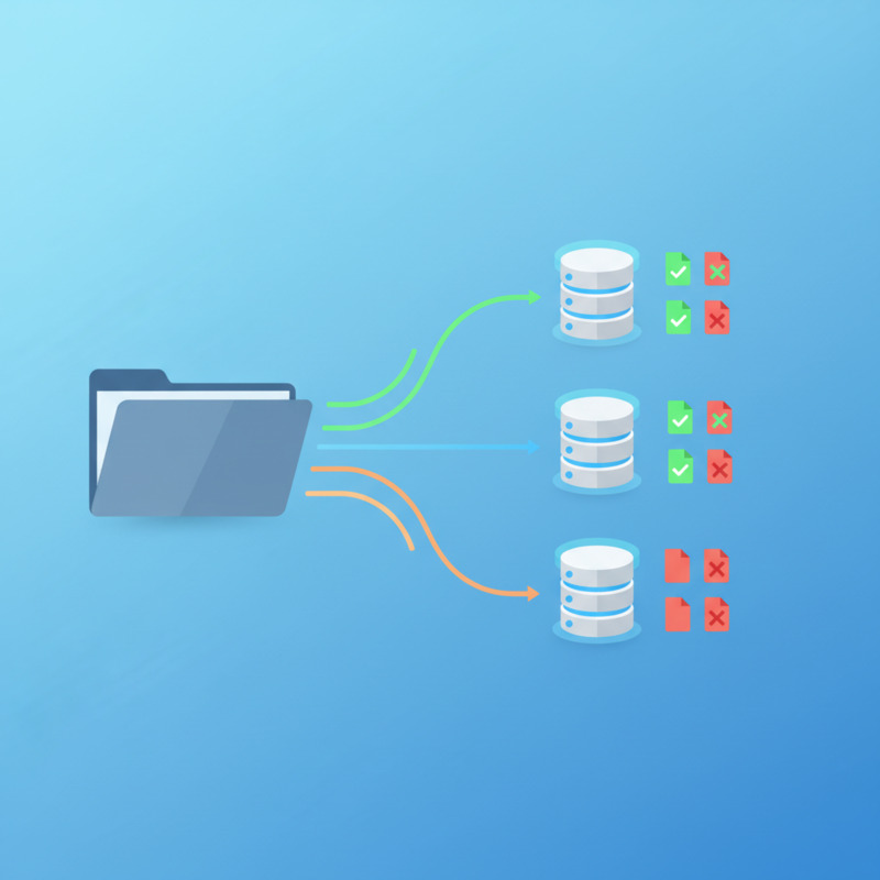 Excluded Files per Server