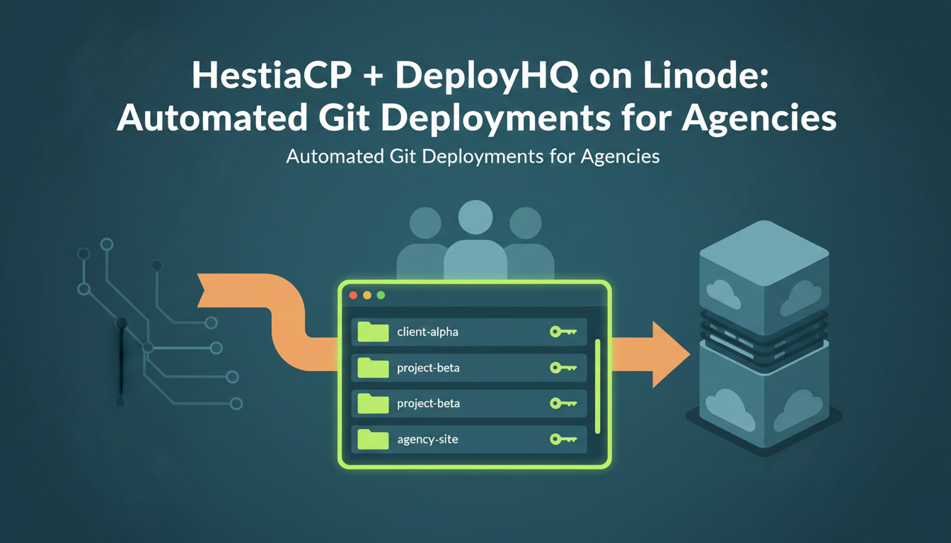 HestiaCP + DeployHQ on Linode: Automated Git Deployments for Agencies